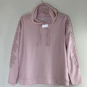 NWT. C & A Hoodie with Floral Embellishments. Small.
